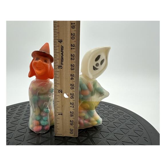 Rare Vintage E. Rosen Halloween Plastic Ghost And Witch Candies. - Picture 2 of 6